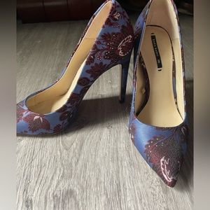 Zara Floral Heels